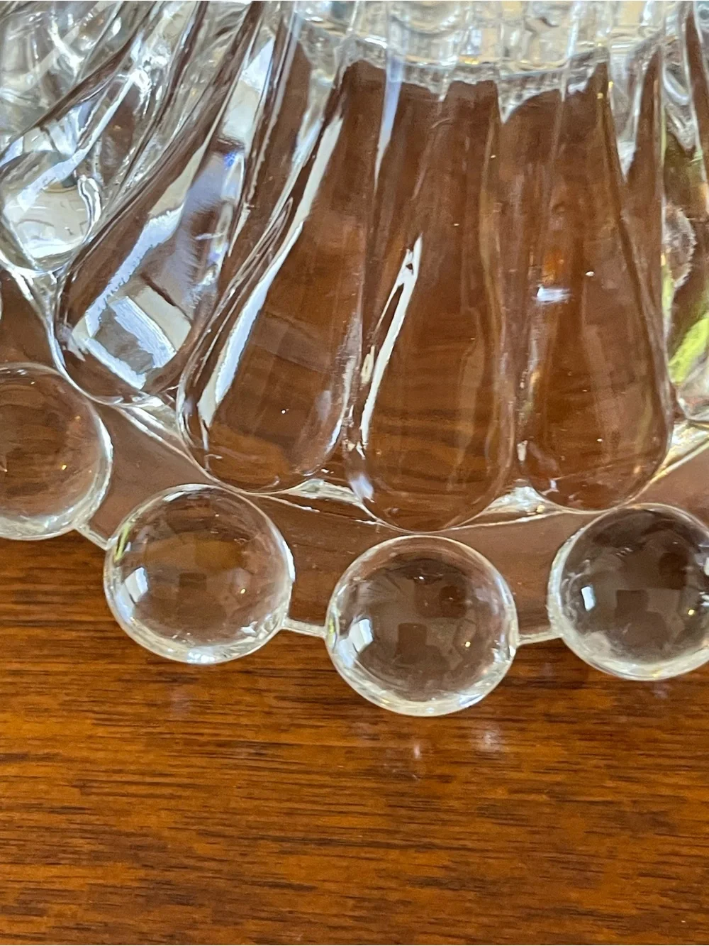 Vintage Candle Holders Anchor Hocking Berwick Boopie Glass  Set of 2